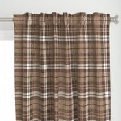 netural plaid - fall plaid in brown - LAD21