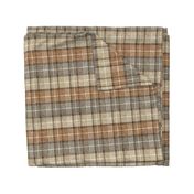 neutral  plaid - browns  - LAD21