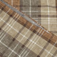 neutral  plaid - browns  - LAD21