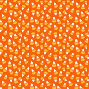 Candy Corn Allover Ditsy Orange