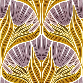 Genevieve (gold and purple)