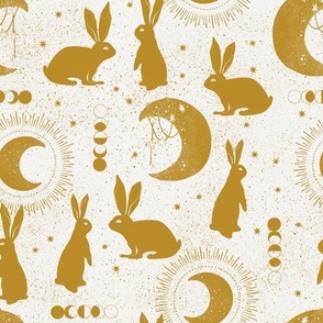 Medium - Celestial Bunny Mustard