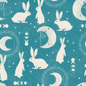 Large - Celestial Bunny Lagoon