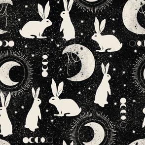 Medium - Celestial Bunny Black