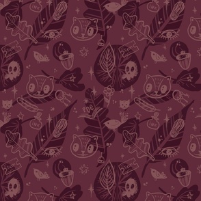 Eggie's Burgundy pattern