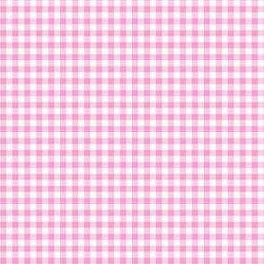 Pretty Pink and White Gingham