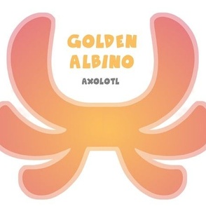 Axolotl Gills Golden Albino