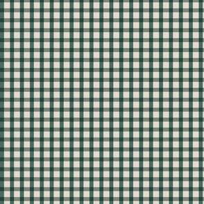 Woodland Gingham in Pine Green 