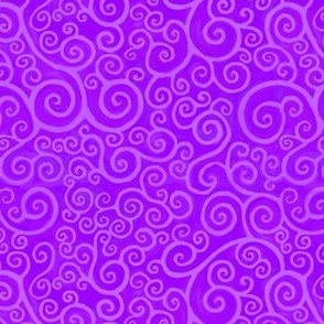 Violet Celtic Spirals