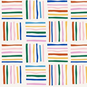 Rainbow blocks, papercut, paperart, pride, colorful