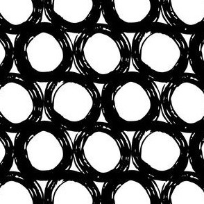 Black and white circles 