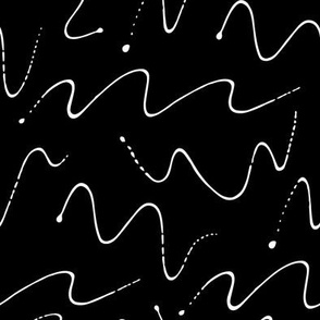 Abstract zigzag black and white 