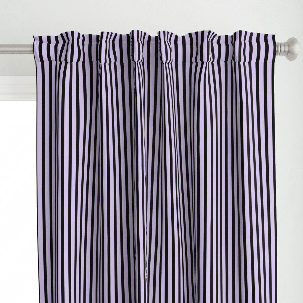 Halloween Stripe - Lilac/Black