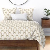 Hannah Ribbon Trellis Wilmington Tan On Cream