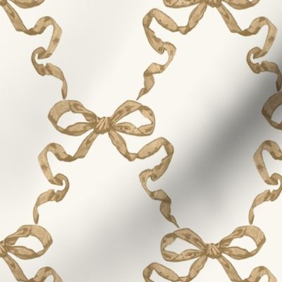 Hannah Ribbon Trellis Wilmington Tan On Cream