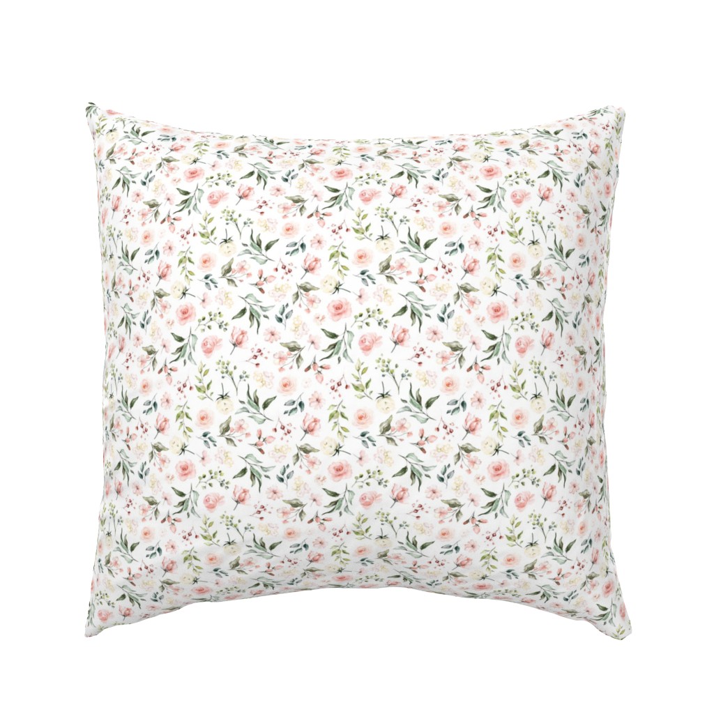 celestial blush ivory floral - small