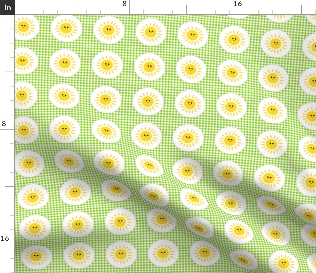 Sunny side up roundy kawaii eggs