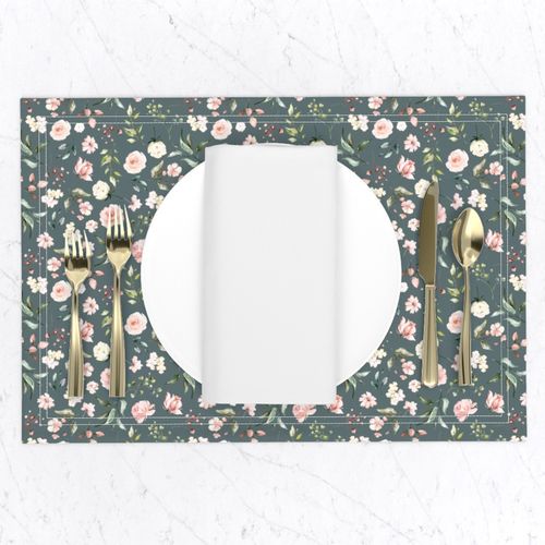 celestial blush ivory floral on eucalyptus - small