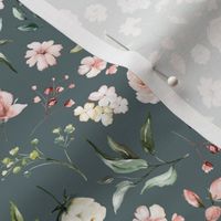 celestial blush ivory floral on eucalyptus - small