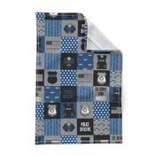 3" Police officers cheater quilt - United States
