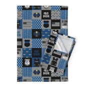 3" Police officers cheater quilt - United States