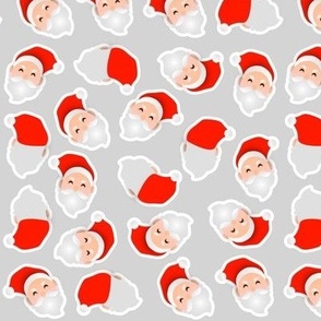 cute red santa claus christmas pattern