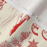 A Happy Christmas Holiday Toile