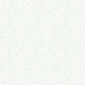 polk-a-dot; green on white 