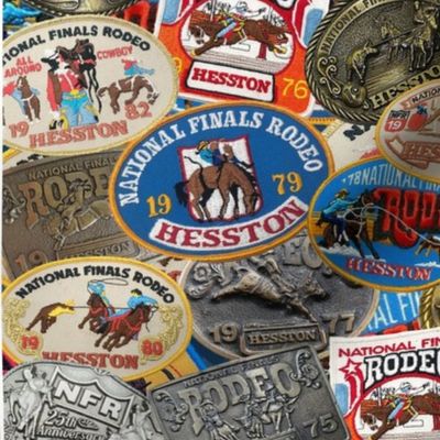 hesston collage buckles and patches
