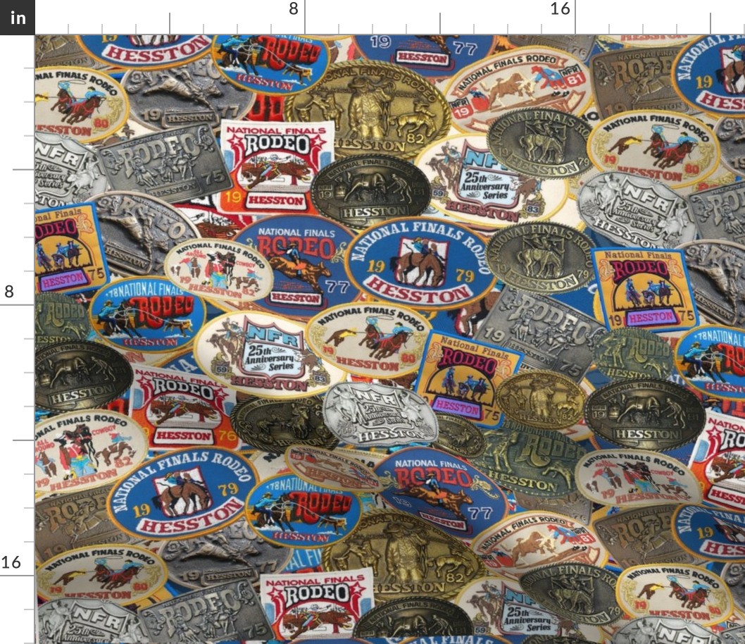 hesston collage buckles and patches