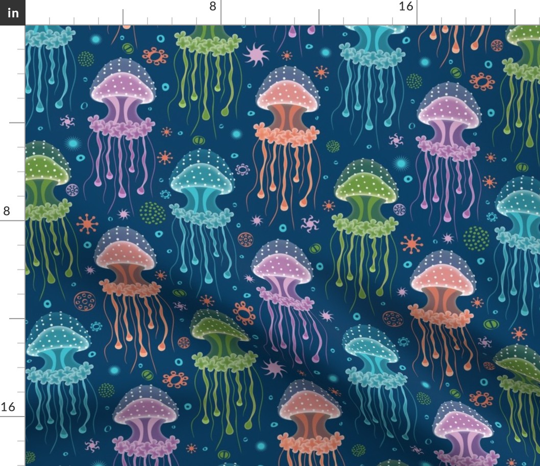 Jellyfish Lagoon Multicolor Medium