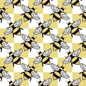 Yellow Checkered Bee