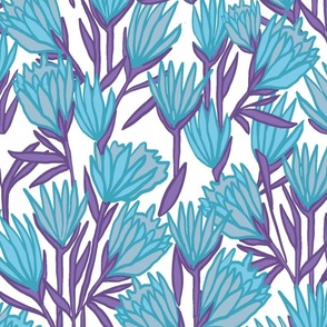 CT2130 Protea-Turquoise Purple 