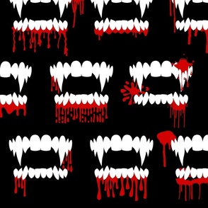 Bloody Vampire Teeth - Large