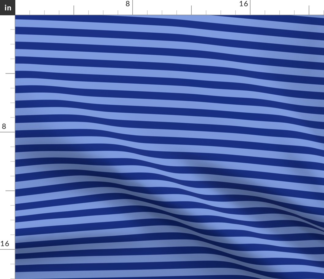 josh stripes - 1/2" stripes - blue stripes