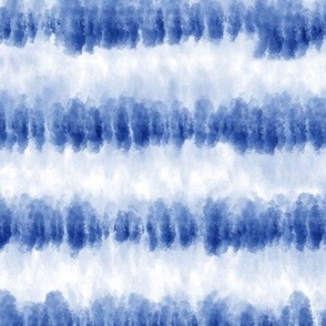 Blue Tie Dye Stripe (Small Scale)