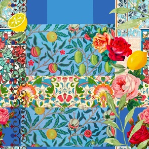 Art nouveau,patchwork,detailed,floral,flowers,ornamental 