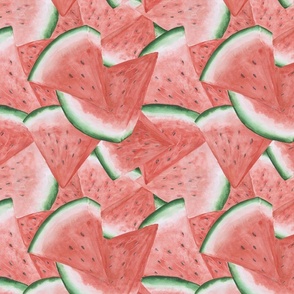Watercolor watermelons 