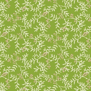 Twigs with berries [olive green] small