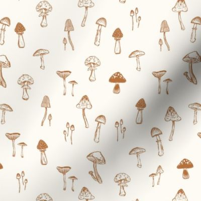 Field of mushrooms_Cream and Bronze Small_Hufton