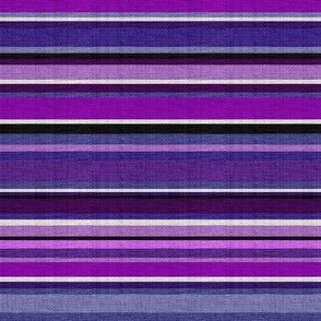 Medium Scale Serape Stripes in Purple Shades
