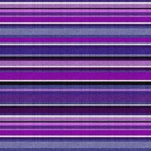 Small Scale Serape Stripes in Purple Shades