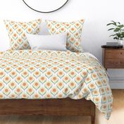 Large Scale Butter Yellow and Gold Scandi Mod Daisy Flowers