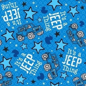Large Scale It's A Jeep Thing Off Road 4x4 Adventure Vehicles in Blue