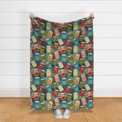 Large Scale Beans Beans The Magical Fruit Vintage Canned Goods Humor