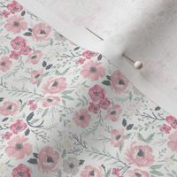 Mini Soft Pink Meadow Floral