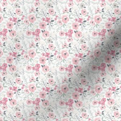 Mini Soft Pink Meadow Floral
