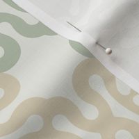 Asian pattern in calm natural shades