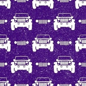 Medium Scale All Terrain Vehicle Off Roading Jeep Grill in Purple