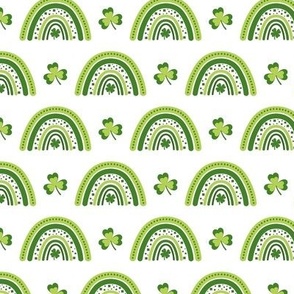 Small Scale Shamrocks and Rainbows Boho Saint Patrick's Day Lucky Leprechauns